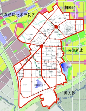 长春高新区区域图(南区) 长春高新区区域图(南区)