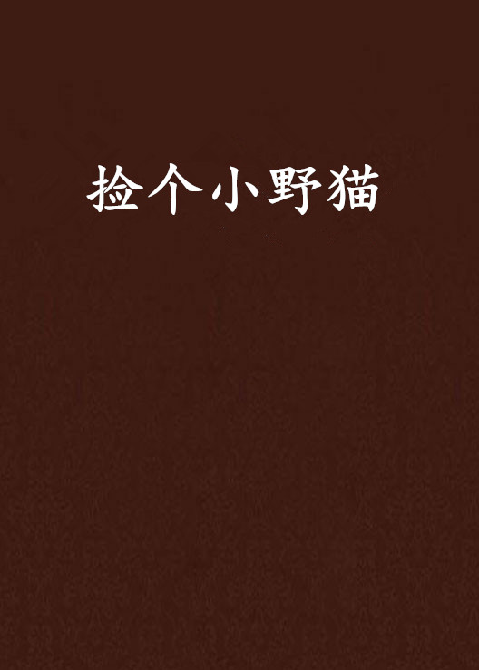 捡个小野猫 捡个小野猫