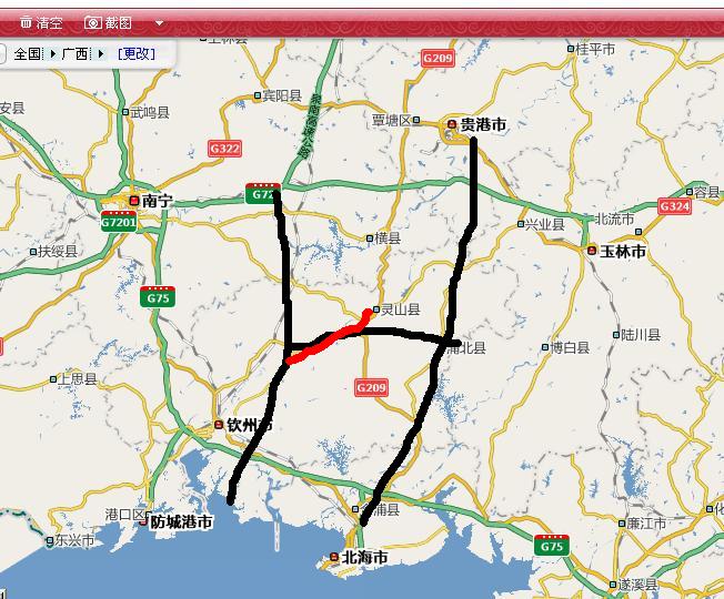 灵山区点阵图 灵山区点阵图