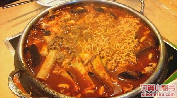 海鲜烤肉年糕