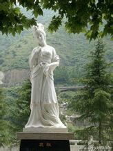 褒姒白玉雕像 褒姒白玉雕像