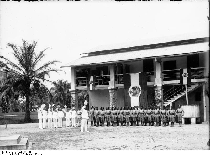 1901年德国殖民地喀麦隆庆祝威廉的生日 1901年德国殖民地喀麦隆庆祝威廉的生日