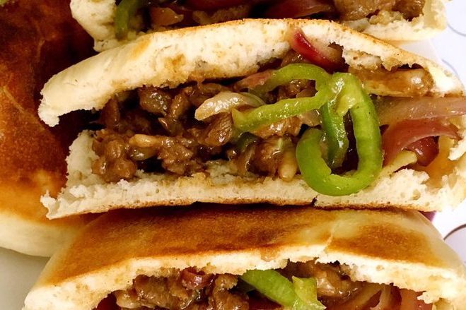 孜然羊肉饼 孜然羊肉饼