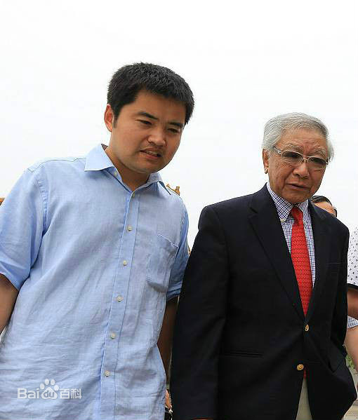 薛刚与郑愁予老师 薛刚与郑愁予老师