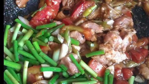 孜然羊肉炒拉条