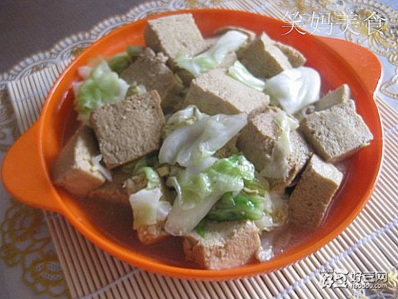 菜炒冻豆腐 菜炒冻豆腐