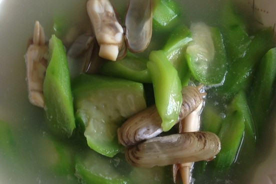 蛏子丝瓜汤