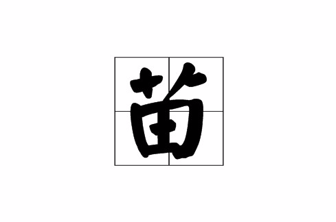 苗(汉语汉字) 苗(汉语汉字)