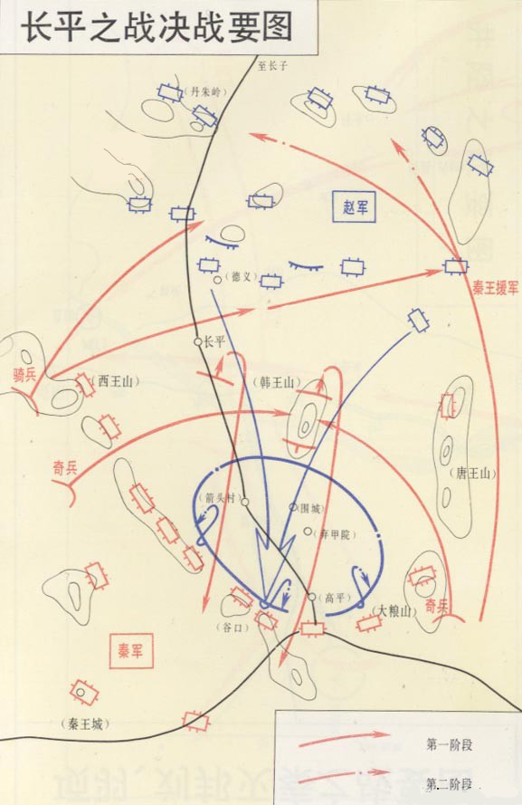 长平之战决战要图 长平之战决战要图