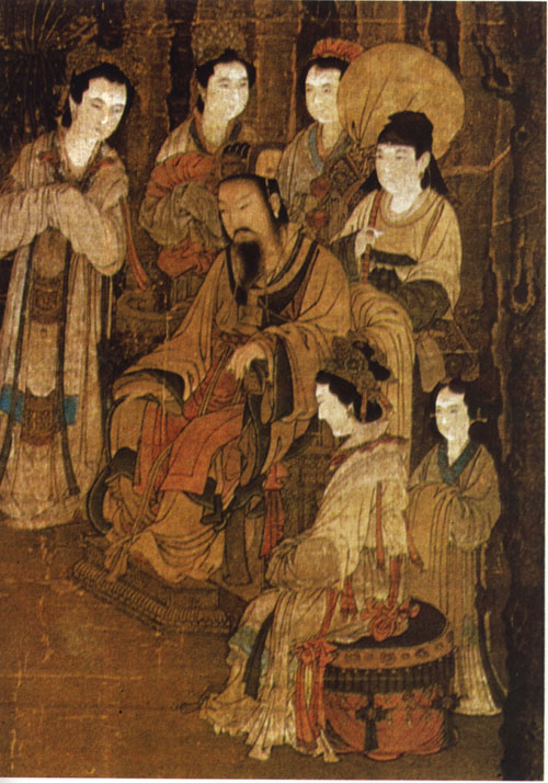 刘恆与窦皇后、慎夫人画像 刘恆与窦皇后、慎夫人画像