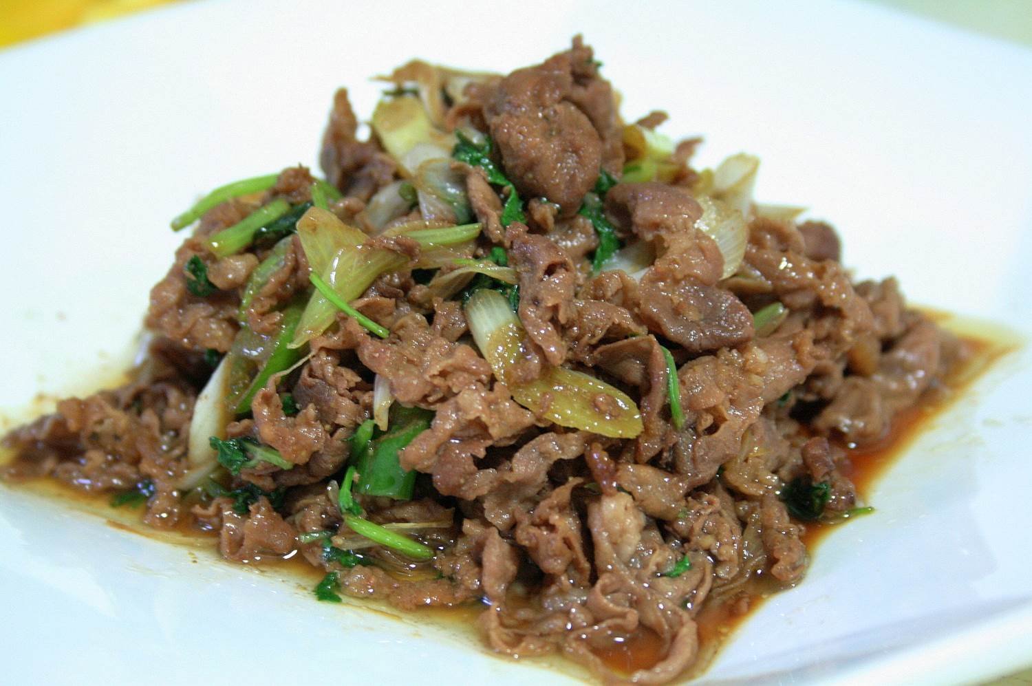 葱爆孜然羊肉 葱爆孜然羊肉