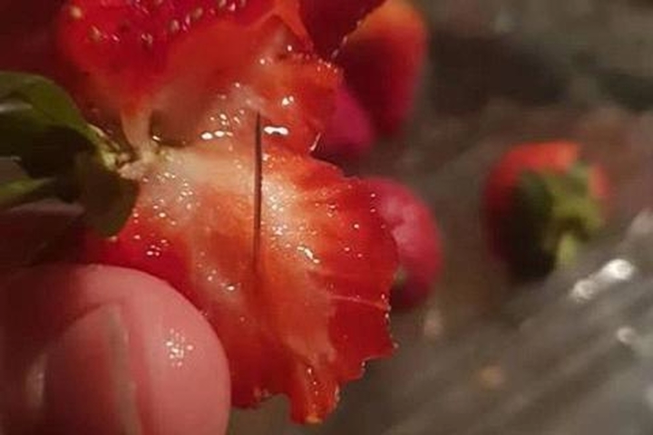 澳洲草莓藏针事件 澳洲草莓藏针事件