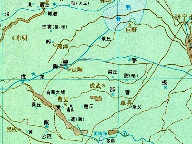 菏泽境内曹国 菏泽境内曹国