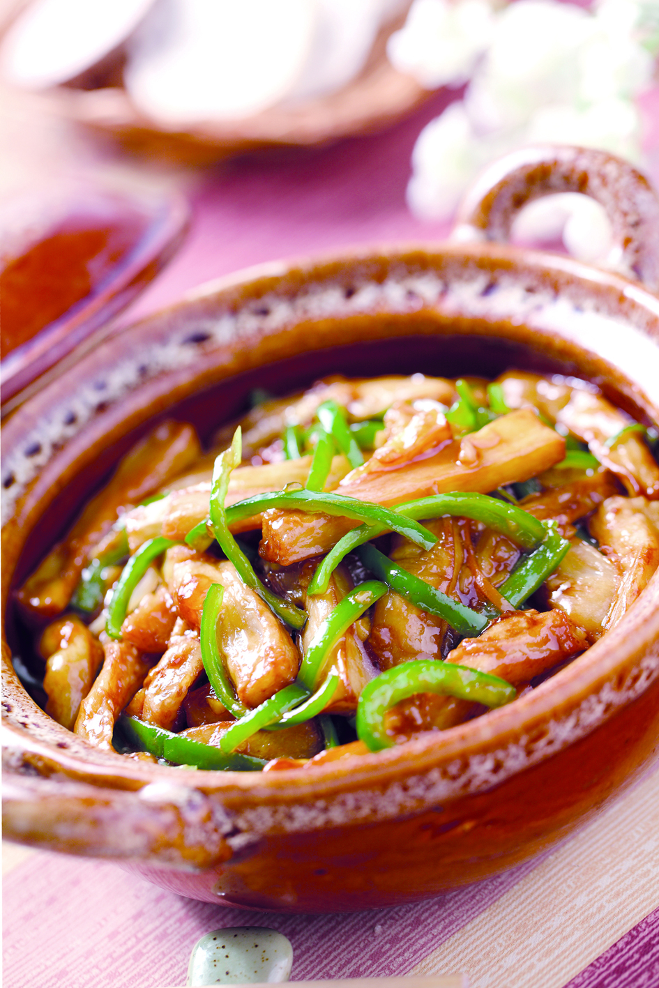 尖椒茄子煲 尖椒茄子煲