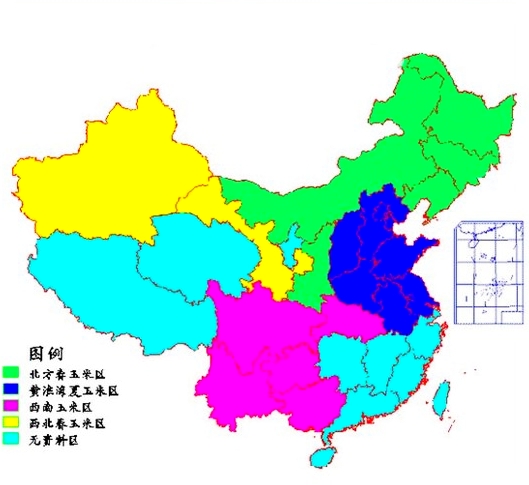 玉米气候区划 玉米气候区划