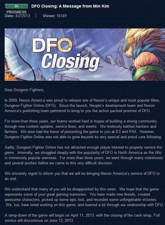 DFO官网公告截图(部分) DFO官网公告截图(部分)