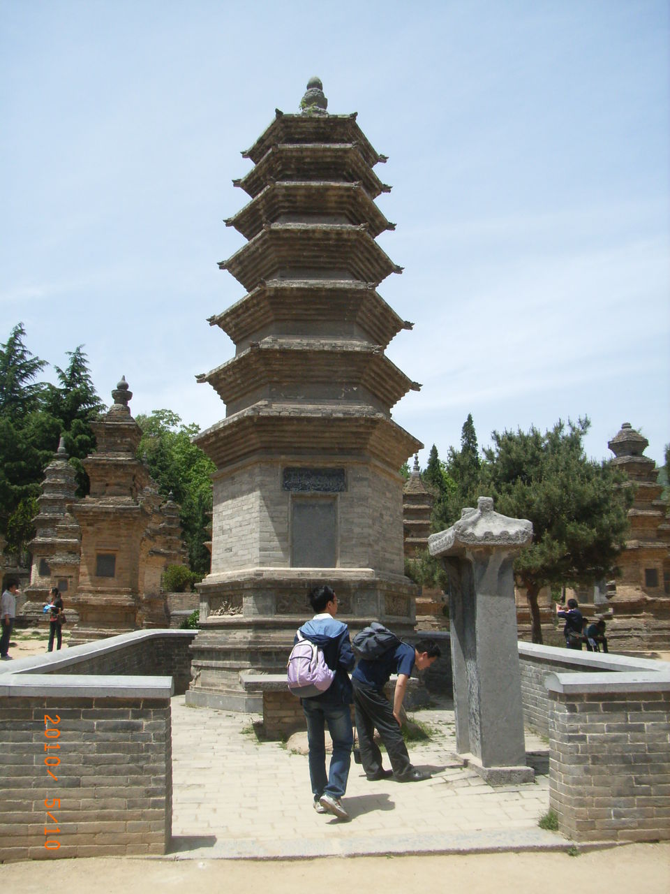 少林寺的塔林 少林寺的塔林