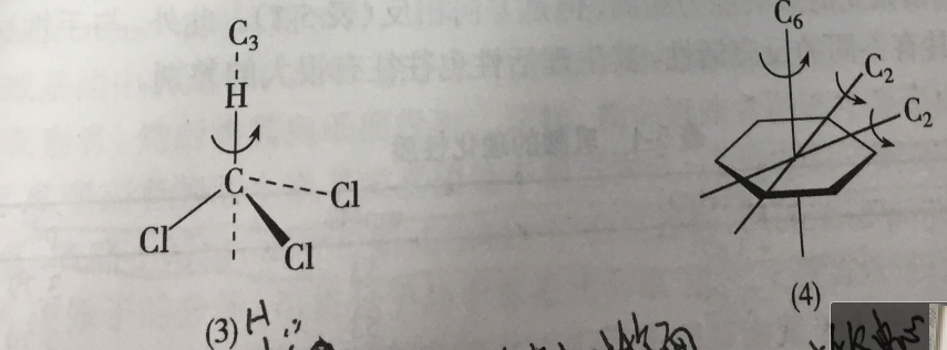 具有对称轴的分子 具有对称轴的分子