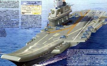 俄罗斯海军“飞鹰”号航空母舰想像图 俄罗斯海军“飞鹰”号航空母舰想像图