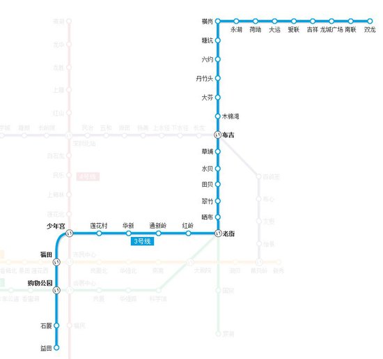 深圳捷运3号线 深圳捷运3号线