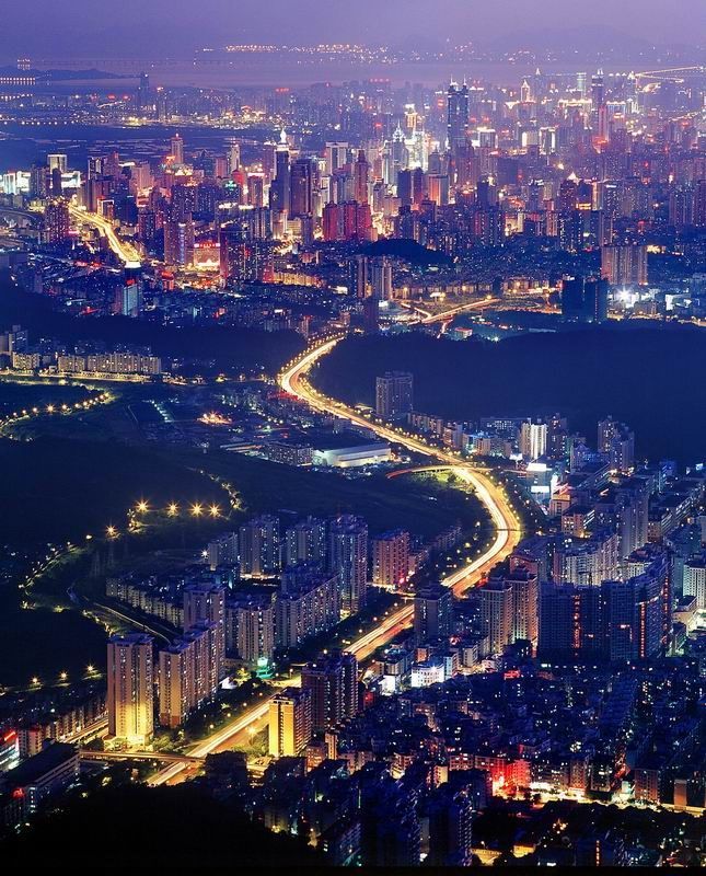 深圳经济特区夜景 深圳经济特区夜景