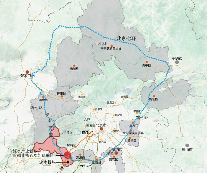涞水新城区点阵图 涞水新城区点阵图