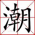 潮(汉语汉字) 潮(汉语汉字)