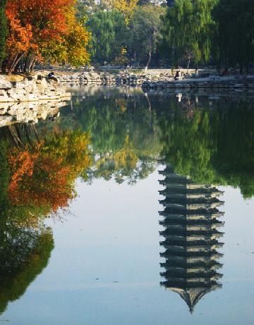 北京大学燕园风景 北京大学燕园风景
