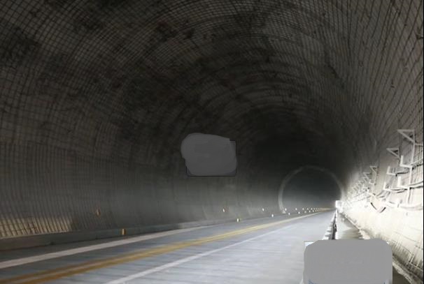 2019年4月下旬派墨农村公路多雄拉隧道内一角 2019年4月下旬派墨农村公路多雄拉隧道内一角