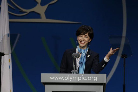 泷川雅美作为东京申奥大使参与陈述发言