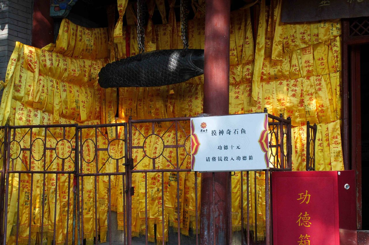 用“功德箱”收费的项目:摸石鱼 用“功德箱”收费的项目:摸石鱼