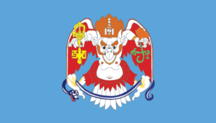 乌兰巴托市旗帜 乌兰巴托市旗帜