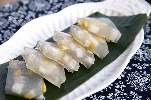 玉米山药马蹄糕 玉米山药马蹄糕
