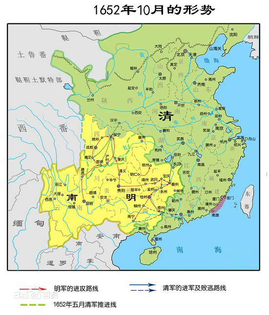 1652年形势 1652年形势