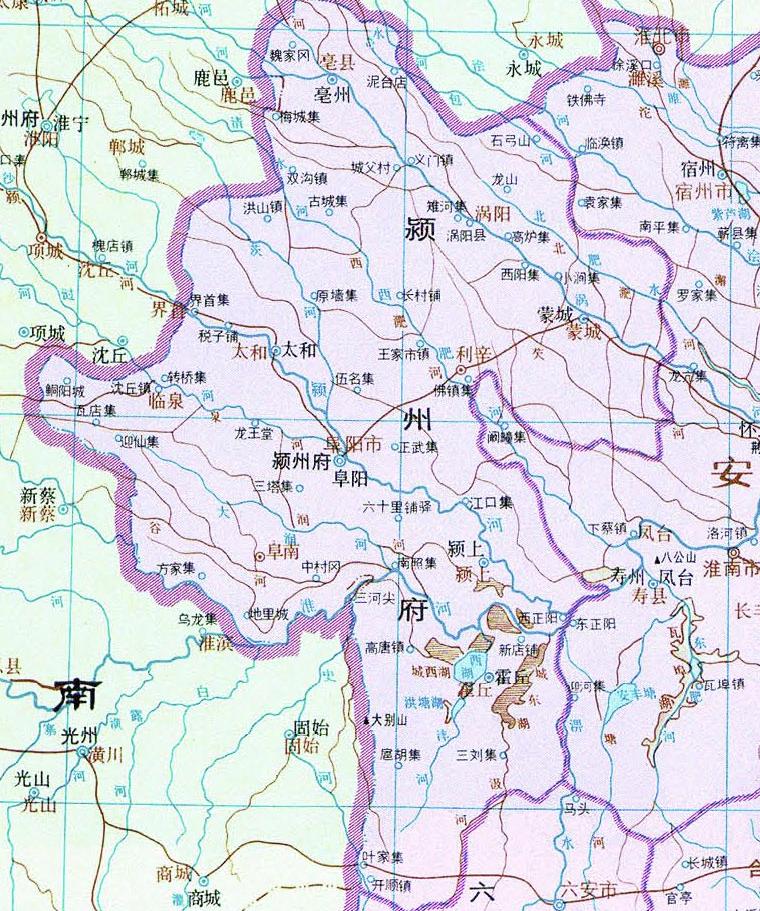 颍州府行政区划 颍州府行政区划