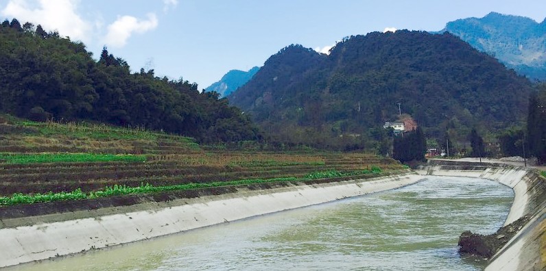 玉溪河灌区引水渠道 玉溪河灌区引水渠道