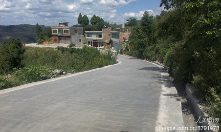 清普公路大坪村路段2 清普公路大坪村路段2