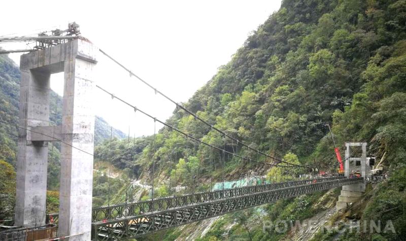 2018年5月马西路河桥架通 2018年5月马西路河桥架通