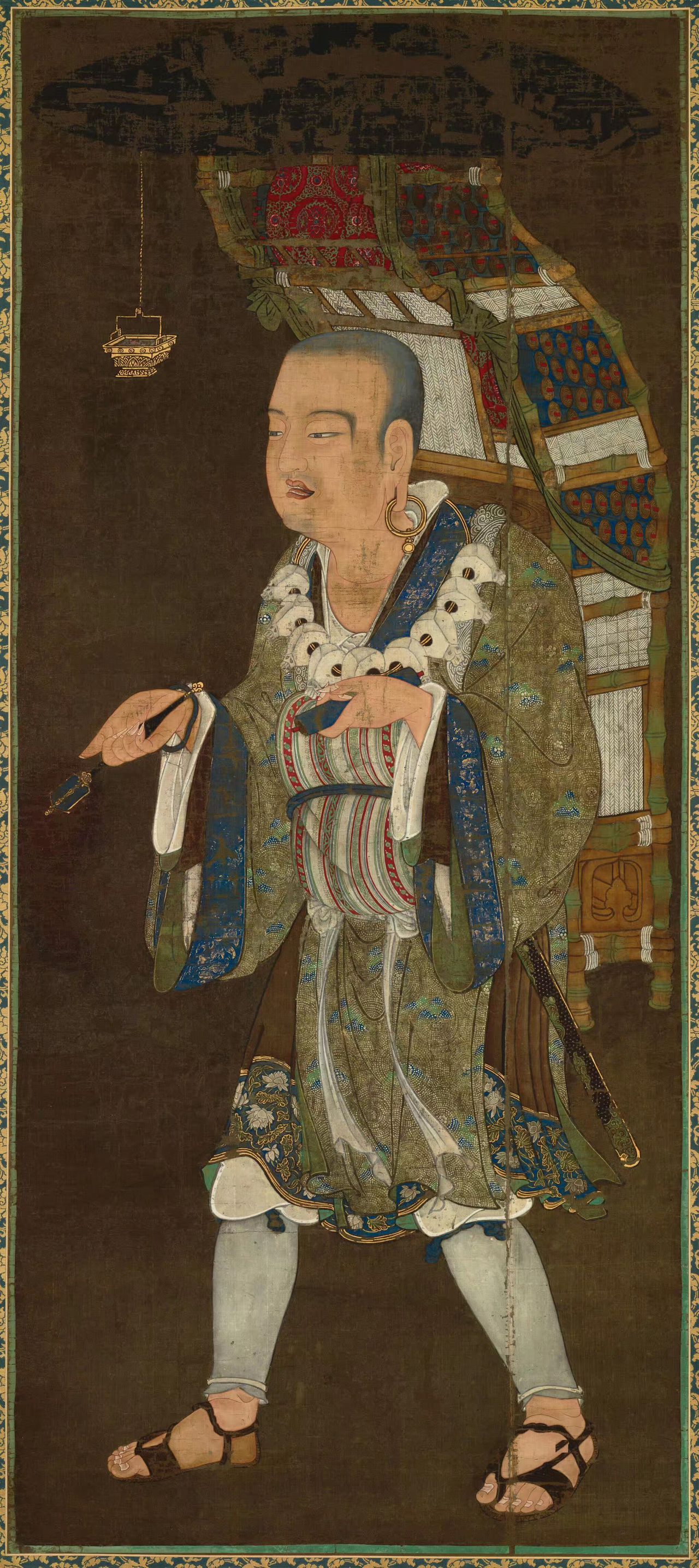 图1.东京国立博物馆藏玄奘像 图1.东京国立博物馆藏玄奘像