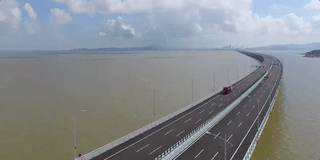 港珠澳大桥桥面景观 港珠澳大桥桥面景观
