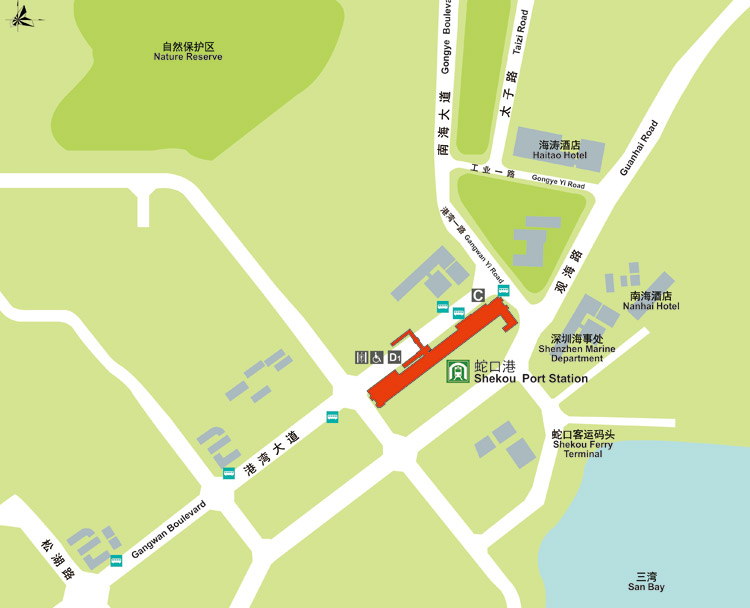 蛇口港站出口信息 蛇口港站出口信息