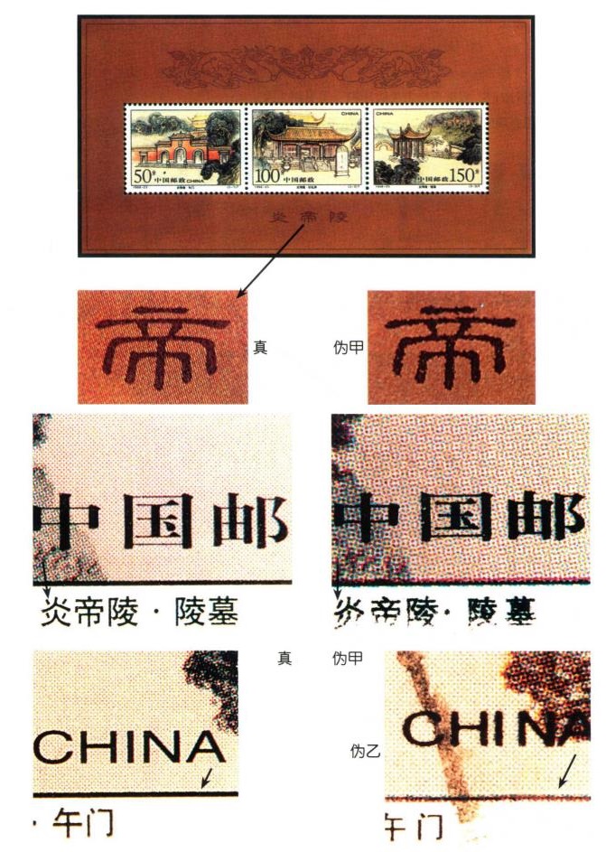 小全张真伪鉴别 小全张真伪鉴别