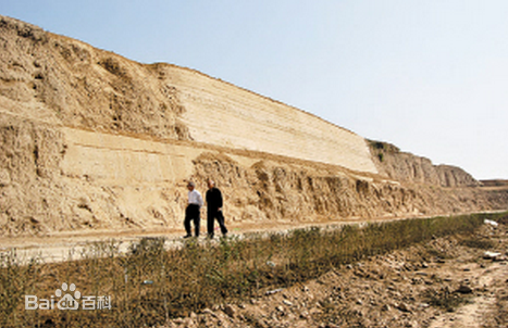 汉魏洛阳故城东北墙遗址 汉魏洛阳故城东北墙遗址