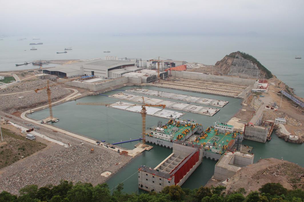 港珠澳大桥沉管预製工厂 港珠澳大桥沉管预製工厂