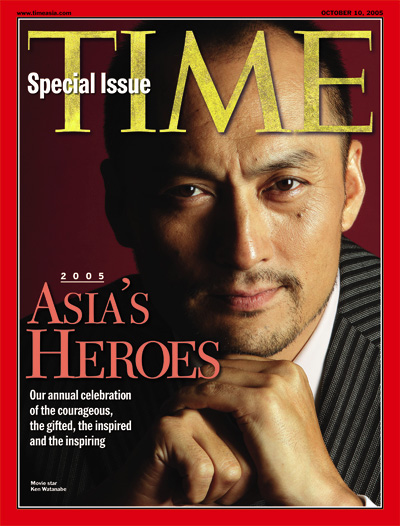 渡边谦登上《时代周刊》封面(2005.10.10) 渡边谦登上《时代周刊》封面(2005.10.10)