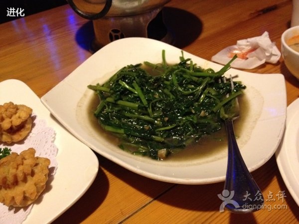 虾酱通菜