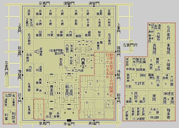 平安京城 平安京城