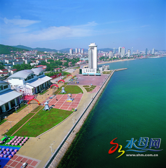 烟台国际会展中心(烟台旅游大世界)航拍 烟台国际会展中心(烟台旅游大世界)航拍