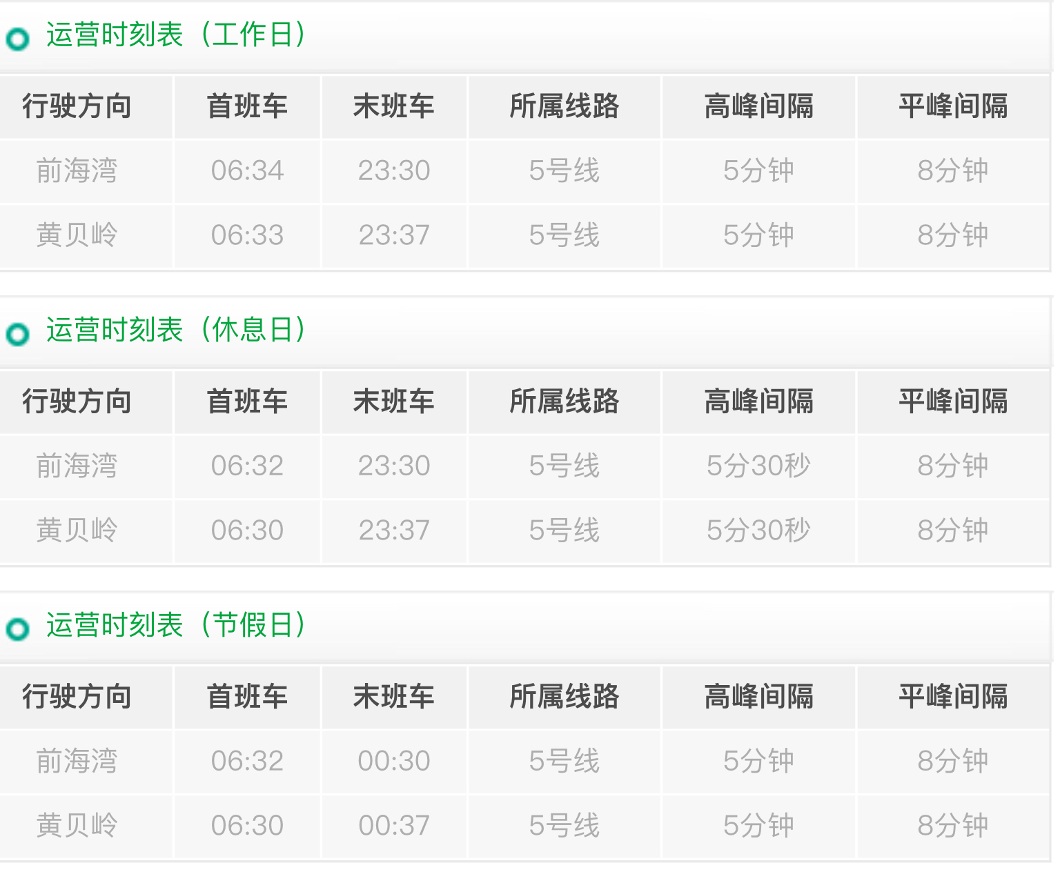 五和站首末班时间表 五和站首末班时间表