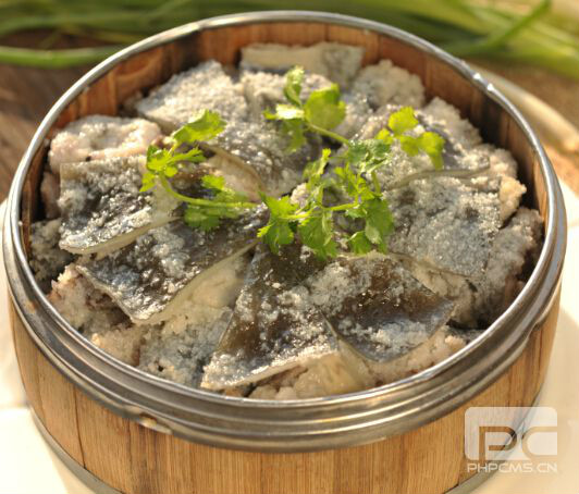 粉蒸甲鱼 粉蒸甲鱼